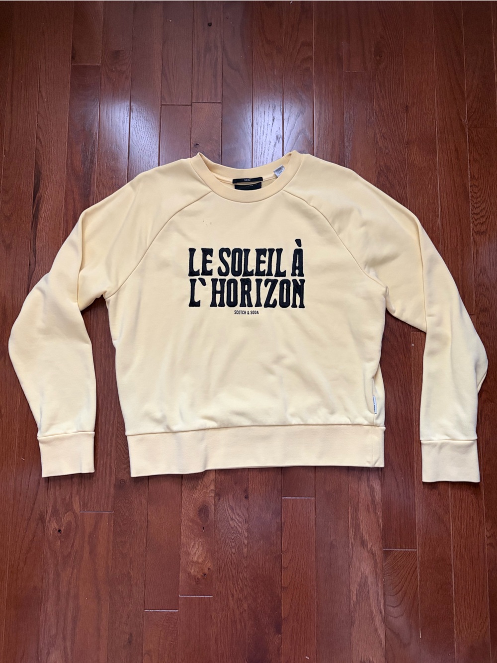 Scotch & Soda Yellow Graphic Sweatshirt